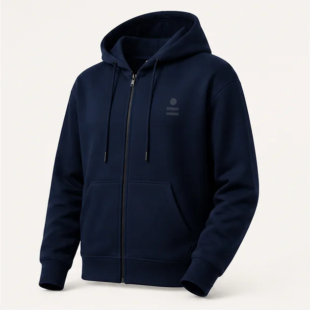 Lightweight Full-Zip Hoodie — W7053
