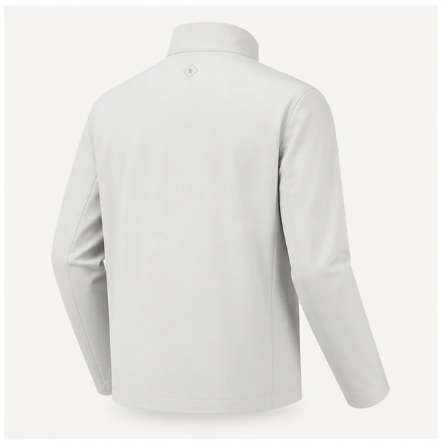 Minimal Stand-Collar Jacket — D23