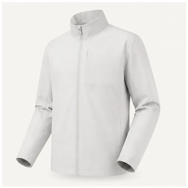Minimal Stand-Collar Jacket