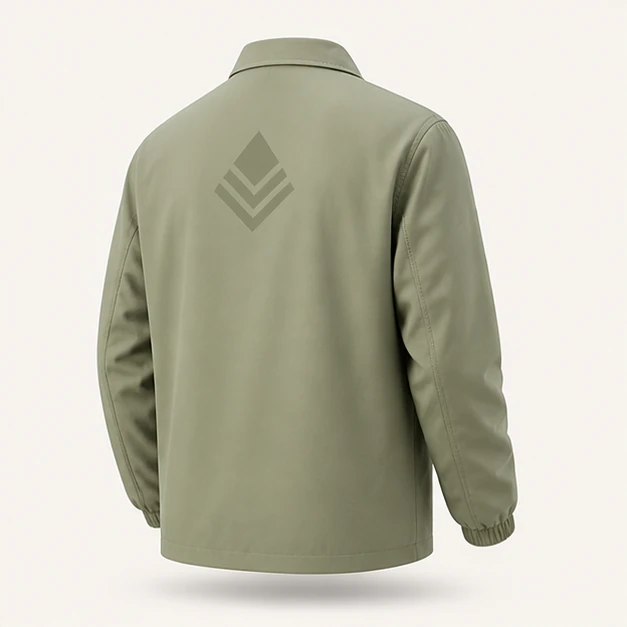 Collegiate jacket AI product visualization