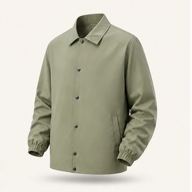 Collegiate Button-Front Jacket