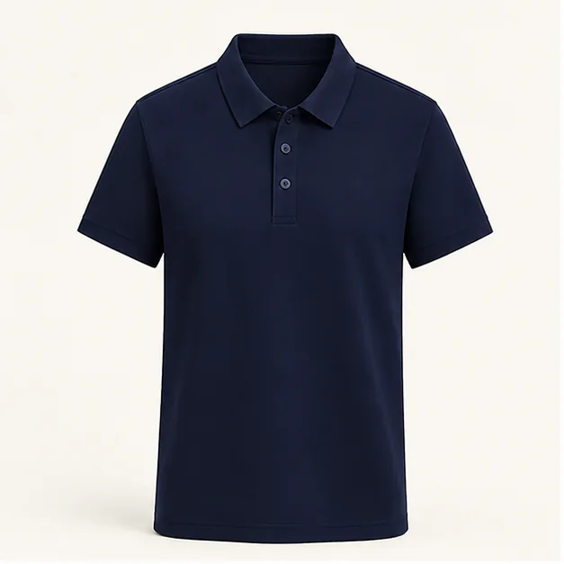 Classic Silk-Feel Polo Shirt