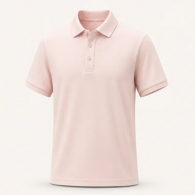 Waffle-Knit Snap Polo Shirt